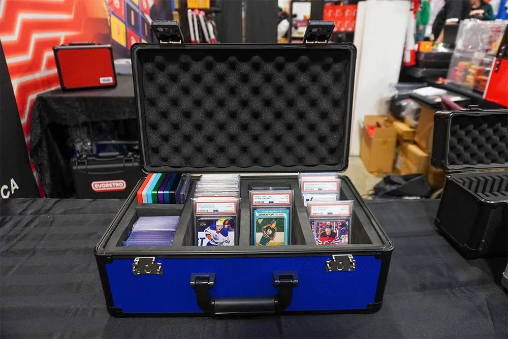 Evoretro Graded Card Storage Box – XL Blue 120 Cards 7