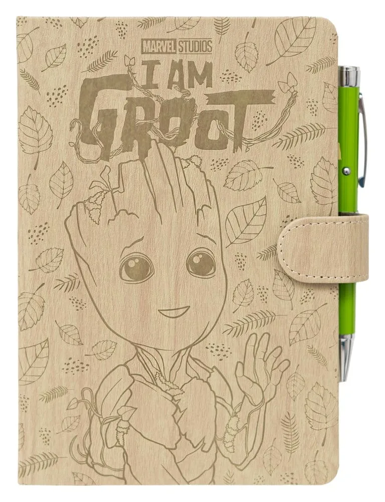 Marvel Notebook with Projector Pen – Groot A5