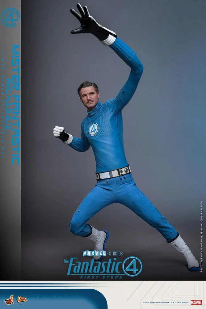 Fantastic Four Figure Set – Mister Fantastic and H.E.R.B.I.E. 30 cm 12