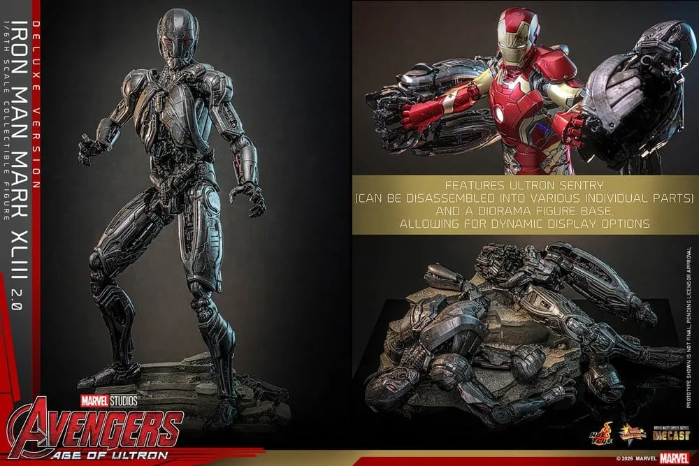 Avengers Action Figure – Iron Man Mark XLIII 2.0 Deluxe 32 cm 22