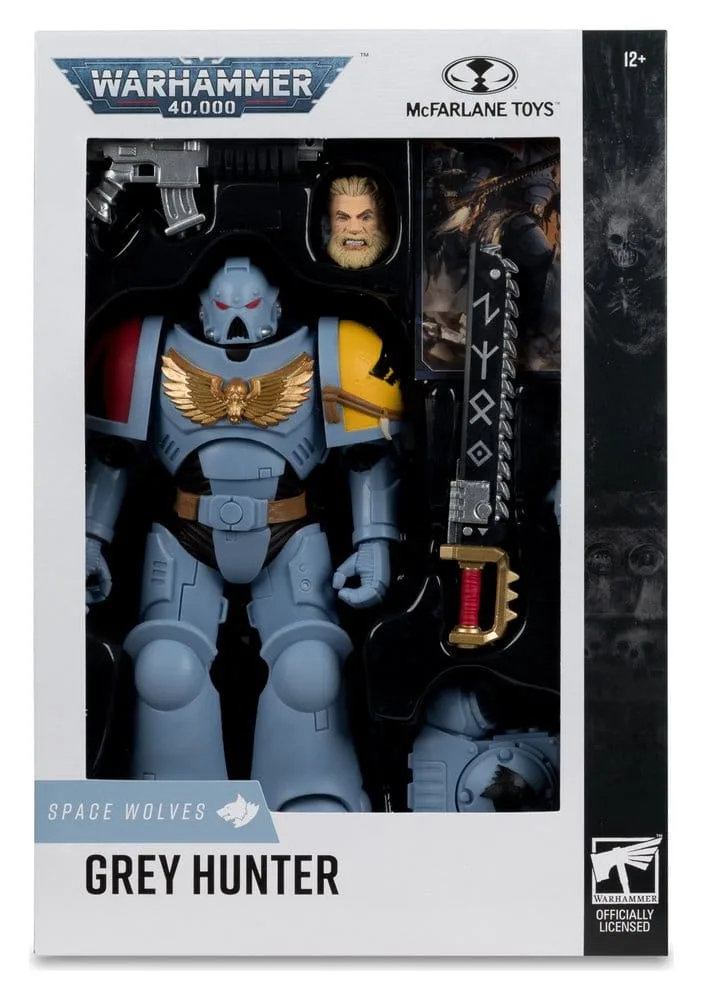 Warhammer 40,000 Action Figure – Space Wolves Grey Hunter 18 cm 7