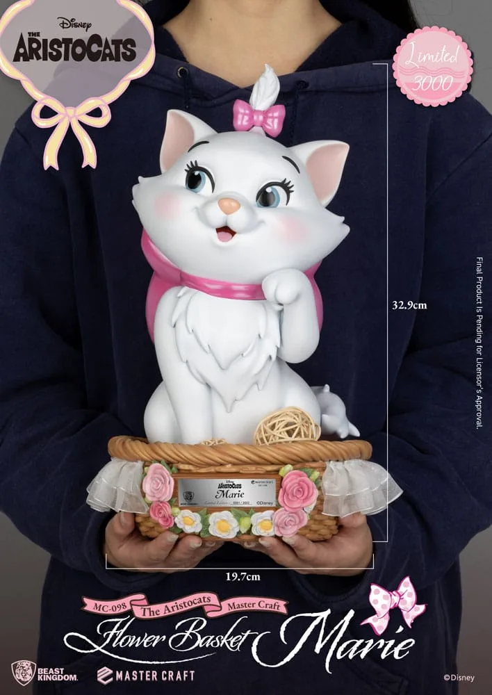 Aristocats Statue – Master Craft Flower Basket Marie 32 cm 7
