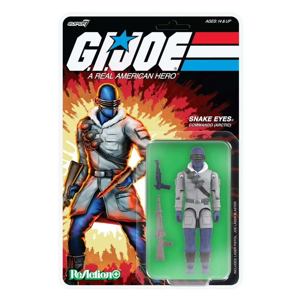 G.I. Joe Action Figure – Arctic Snake Eyes ReAction+ 10 cm 2