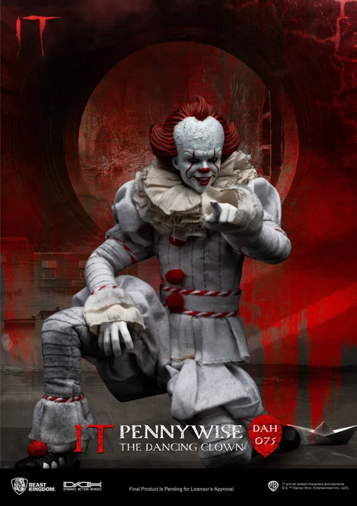 IT Action Figure – Pennywise Dynamic 8ction Heroes 1/9 Scale 6