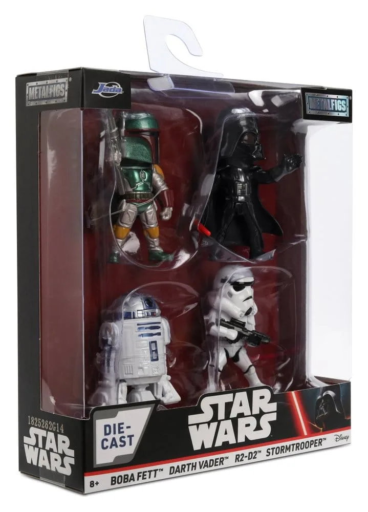 Star Wars Metalen minifiguren – Wave 1 Set van 4 6,5 cm 9