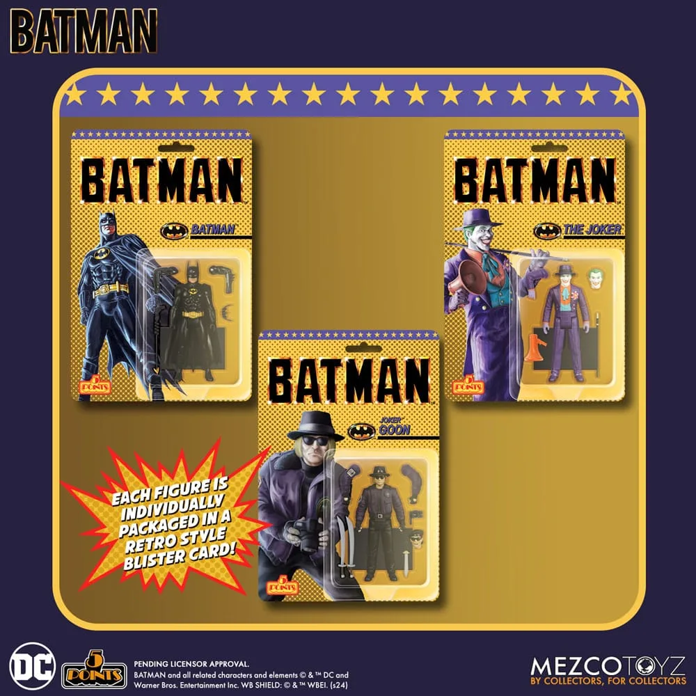 Batman 1989 Action Figure Assortment – 5 Points 24 Figures 9 cm 8