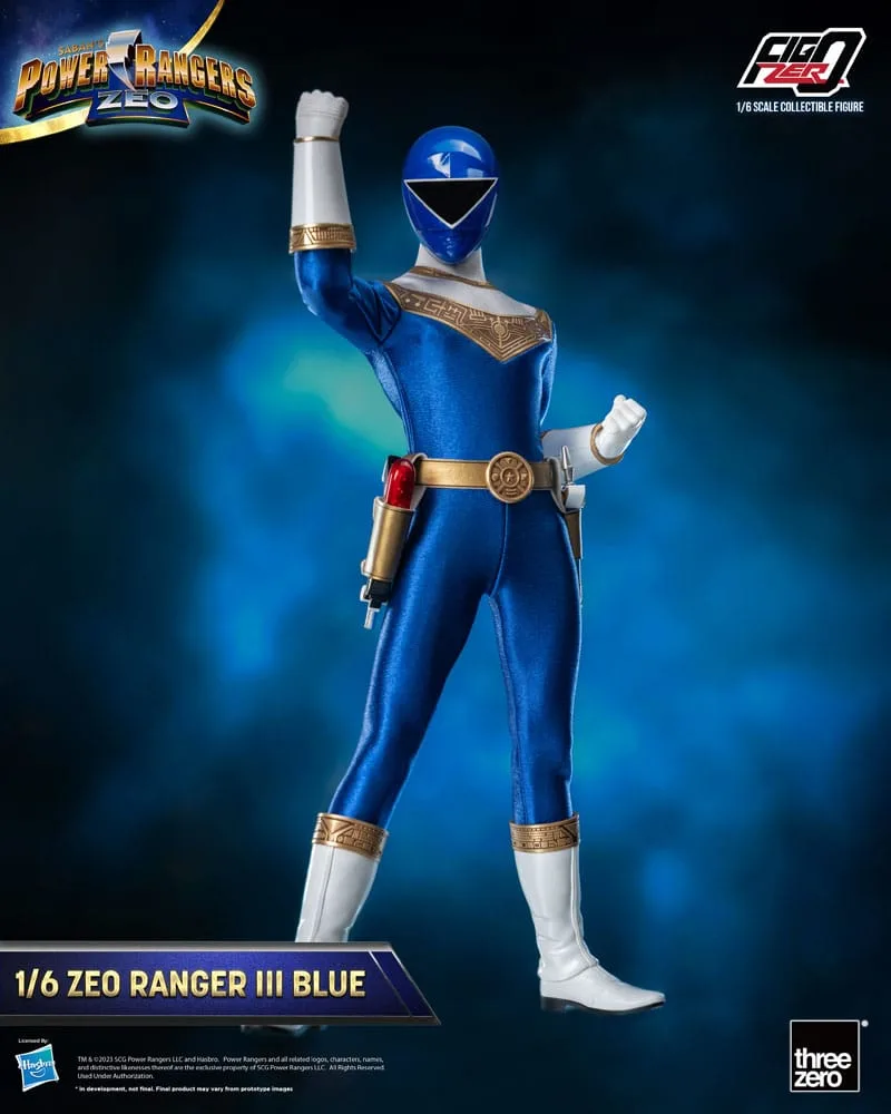 Power Rangers Zeo Action Figure – FigZero Blue III 1/6 30.7 cm 3