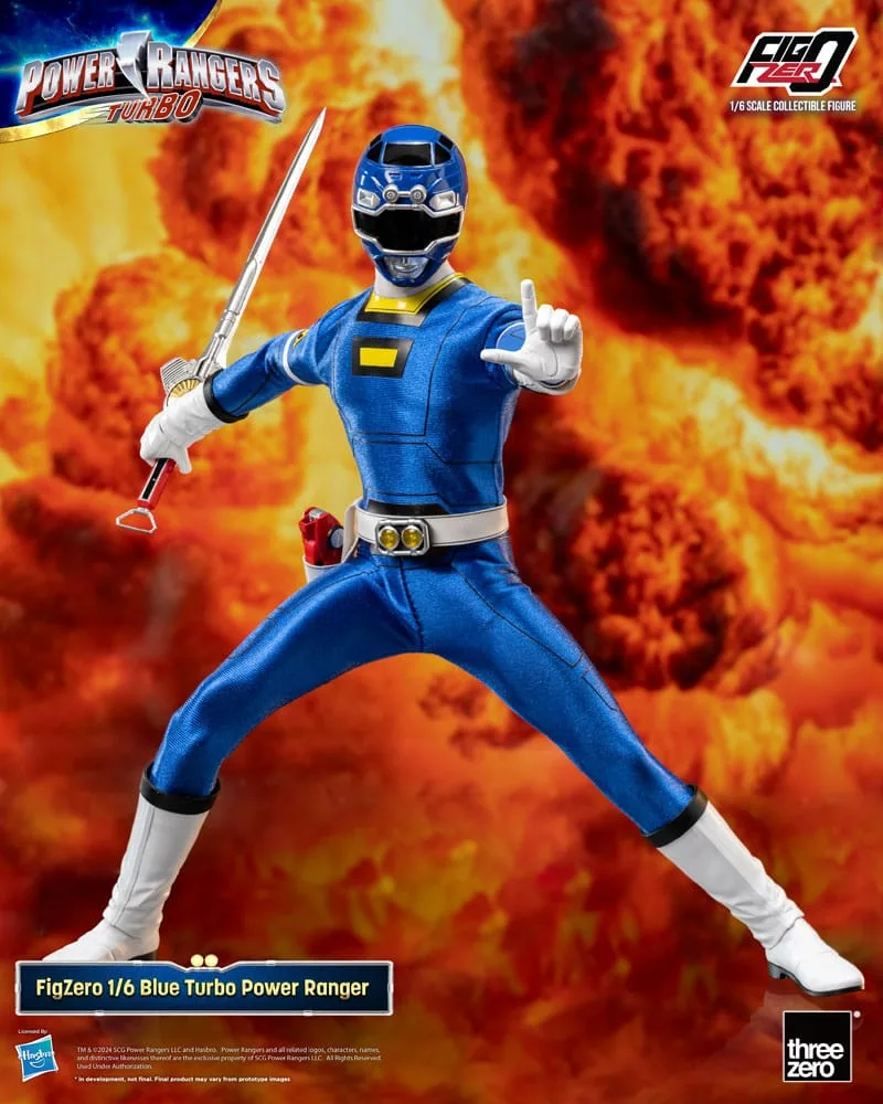 Power Rangers Turbo Action Figure – FigZero Blue 1/6 Scale 30.7 cm 5