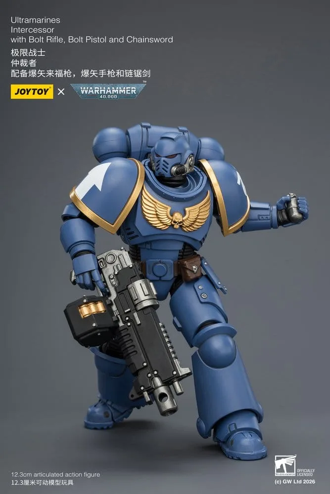 Warhammer 40,000 Action Figure – Ultramarines Intercessor 12.3 cm 15