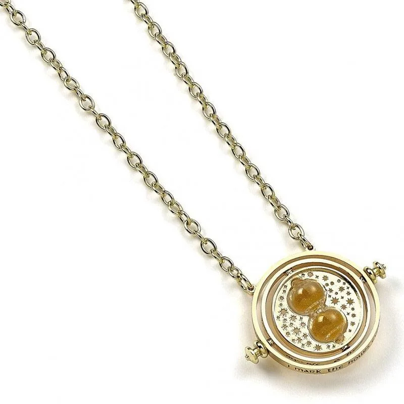 Harry Potter Necklace – Spinning Time Turner Gold-Plated 63 cm 3