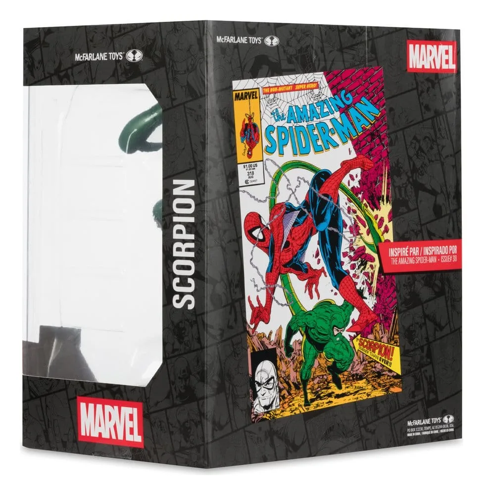 Marvel PVC Statue – Scorpion Metallic Gold Label 18 cm 9