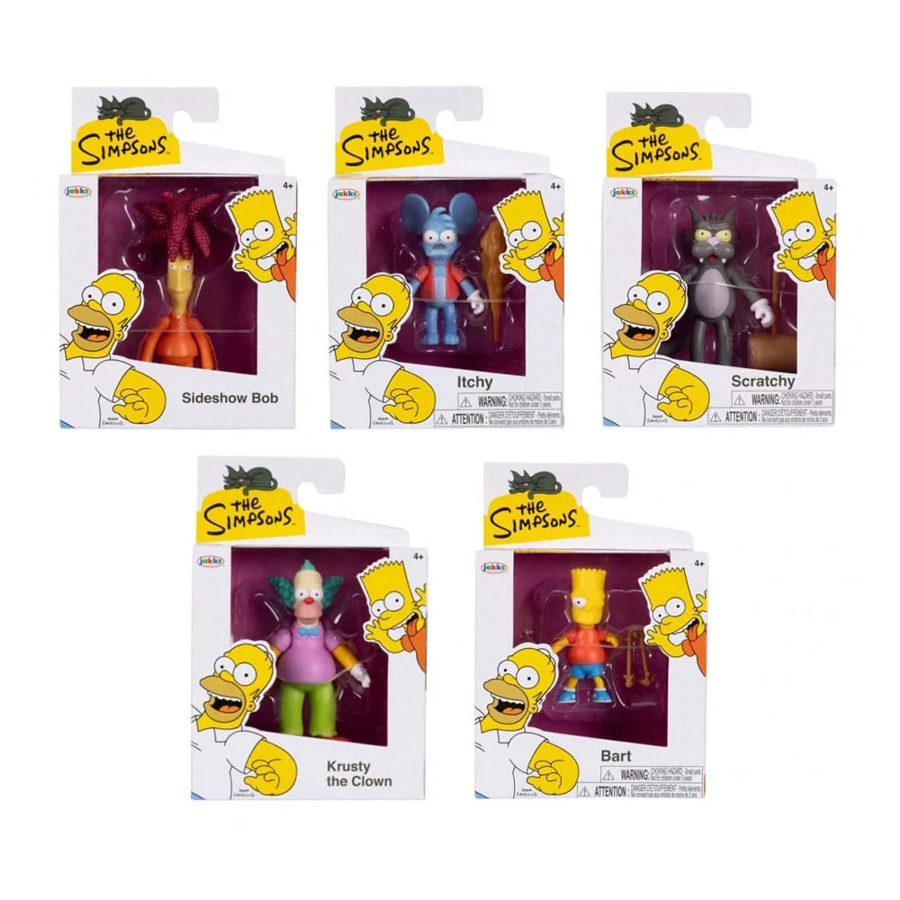 The Simpsons Mini Figures – Wave 2 Assortment of 8 7 cm