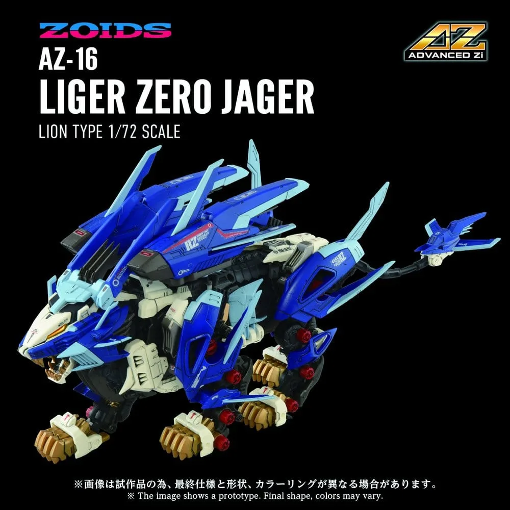 Zoids Model Kit – AZ-16 Liger Zero Jager 1/72 Scale 42 cm 2