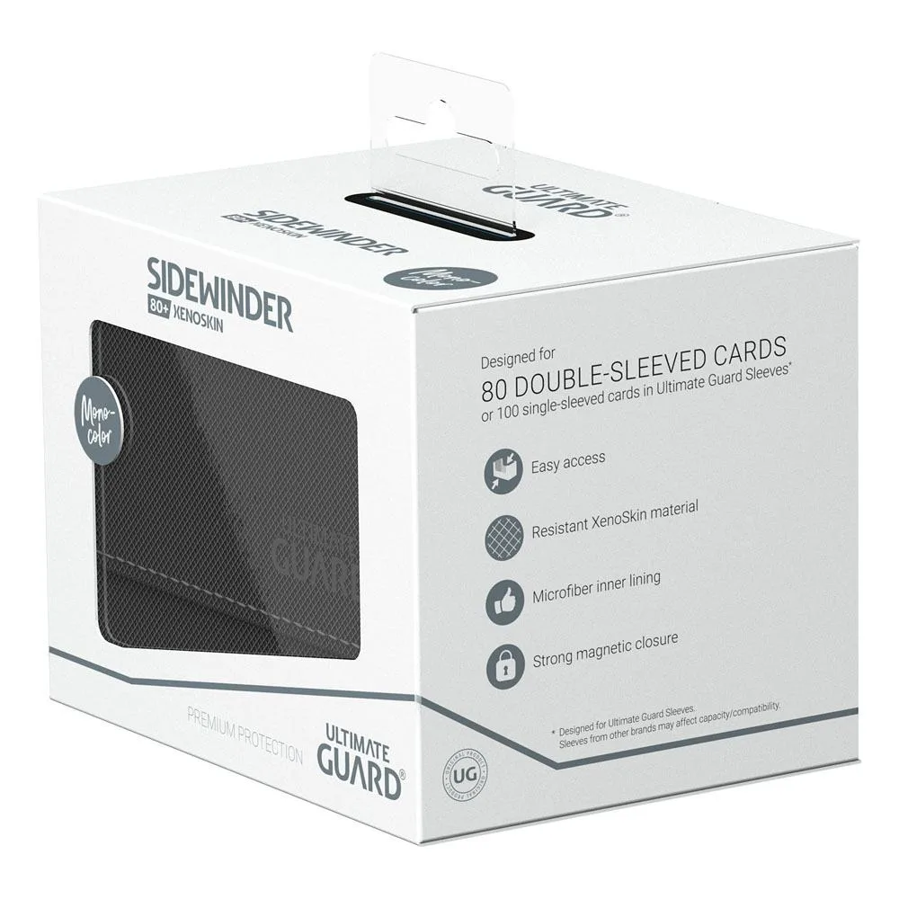 Ultimate Guard Deck Box – Sidewinder 80+ Xenoskin Black 7