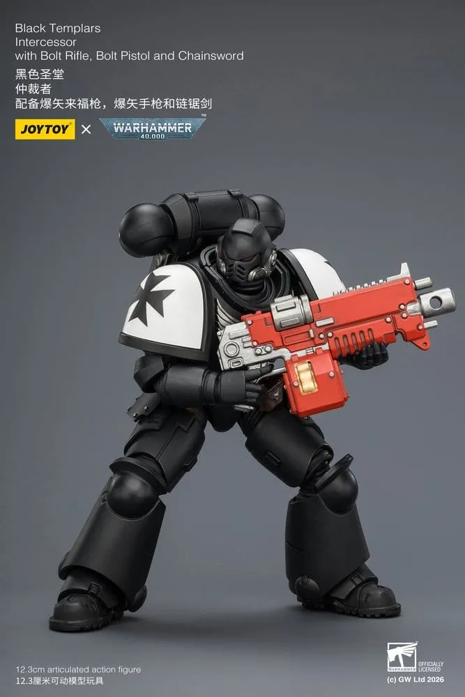 Warhammer 40,000 actiefiguur – Black Templars Intercessor 12,3 cm 15
