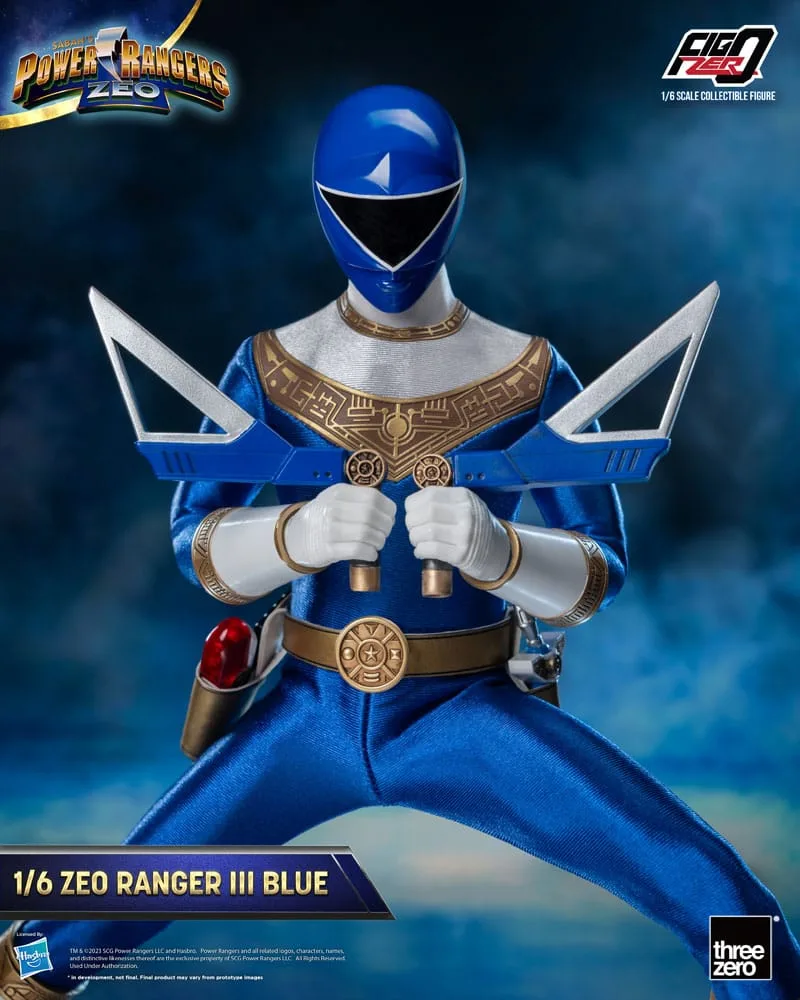 Power Rangers Zeo Action Figure – FigZero Blue III 1/6 30.7 cm 6