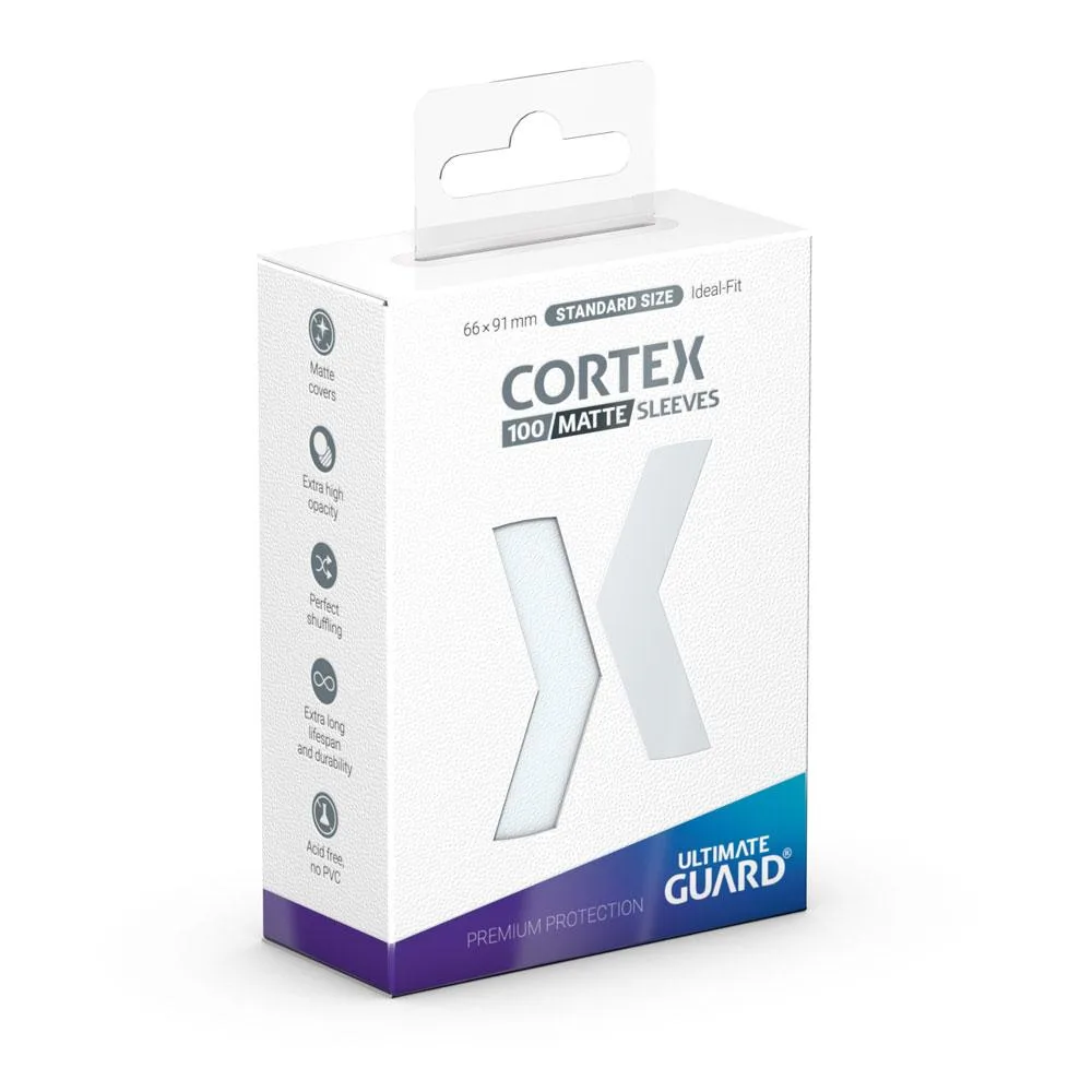 Ultimate Guard Card Sleeves – Cortex Matte Transparent 66 x 91 mm