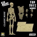 Epic H.A.C.K.S. Action Figure – Skeleton Blank Classic Bone 1/12 2