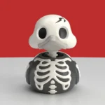 Halloween Mini PVC Figure – Tubbz Skeleton 5 cm 1