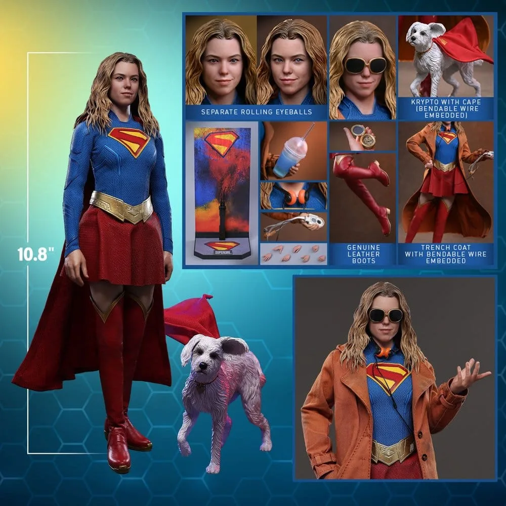 DC Comics Action Figure Set – Supergirl & Krypto 28 cm 18