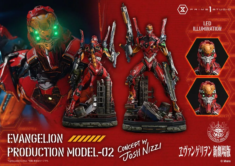 Rebuild of Evangelion Statue – Model-02 Josh Nizzi Concept 73 cm 6