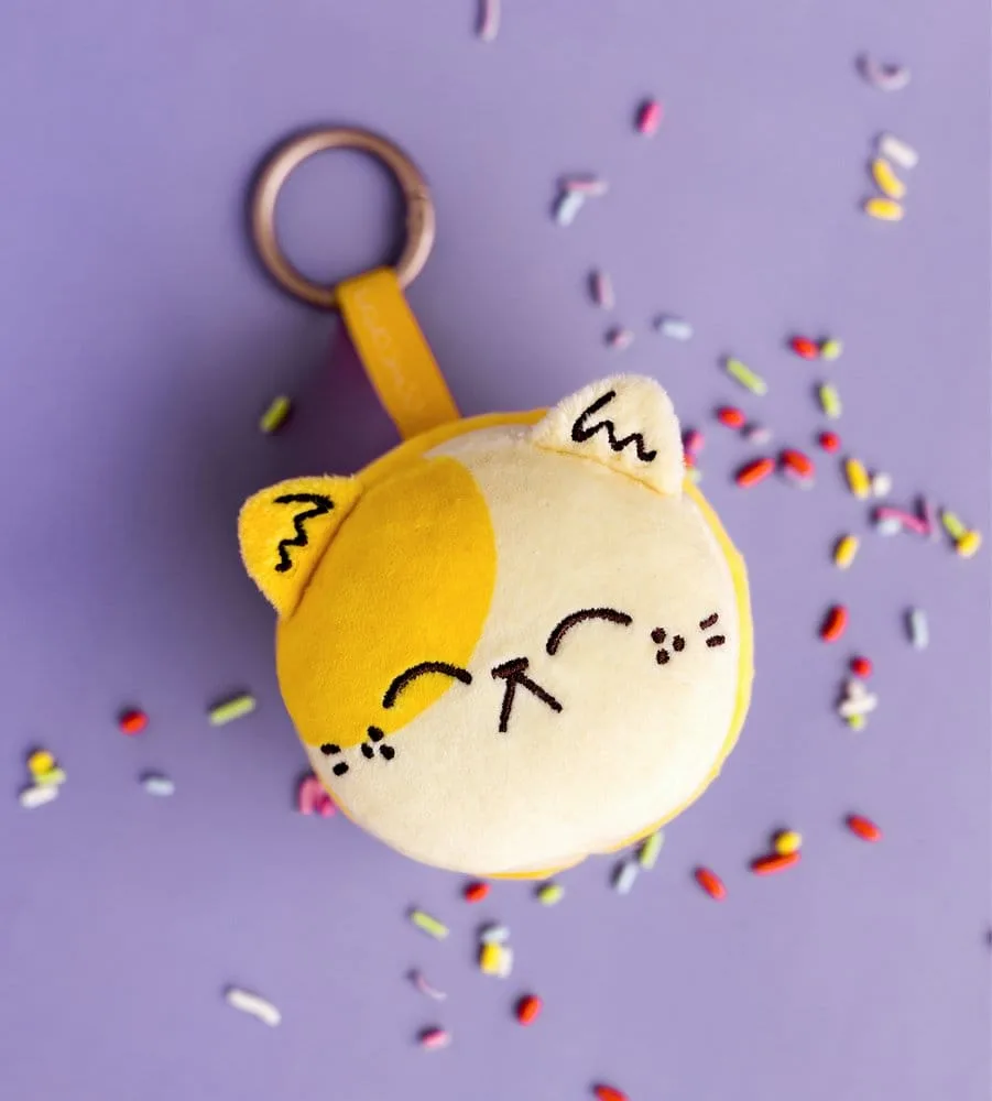 Meowcaron Plush Bag Charm – Smile 7 cm 6