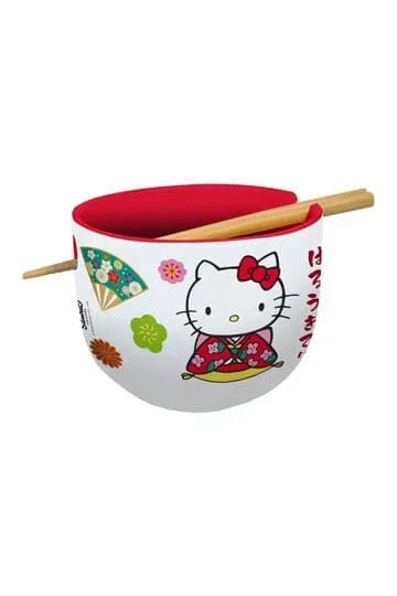 Sanrio Ramen Bowl – Hello Kitty Japan with Chopsticks