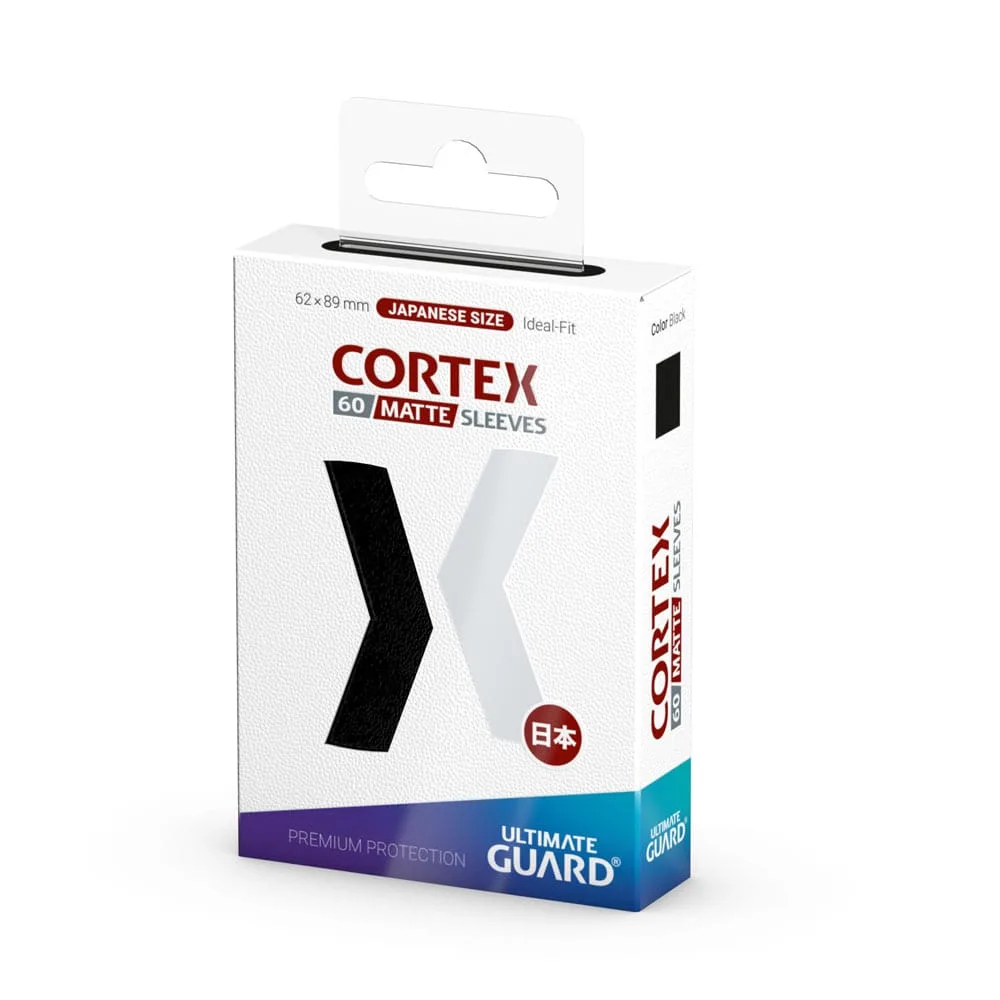 Ultimate Guard Card Sleeves – Cortex Matte Japanese Black 60-Pack 3