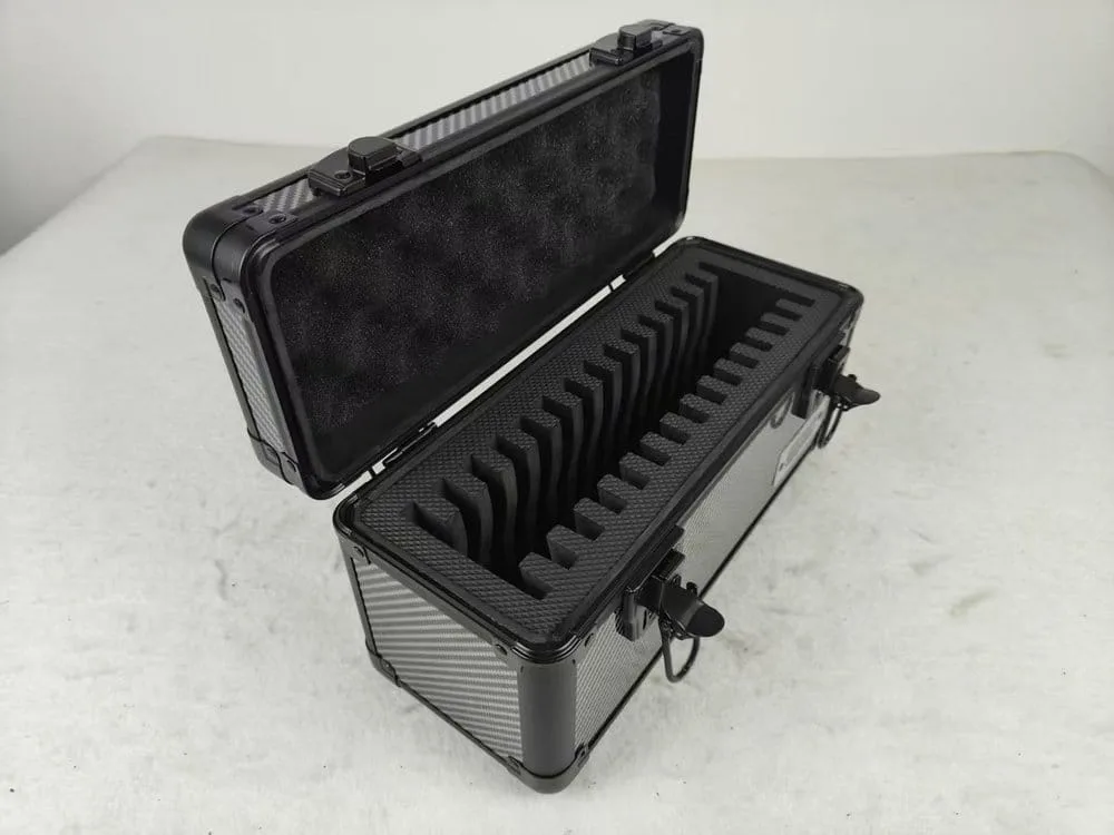 Trading Card Storage Case – Evoretro 15 Slabs Grey 33.9 cm 13