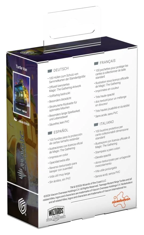 Magic: The Gathering Kaartsleeves – TMNT Turtle Van 66 x 91 mm 3