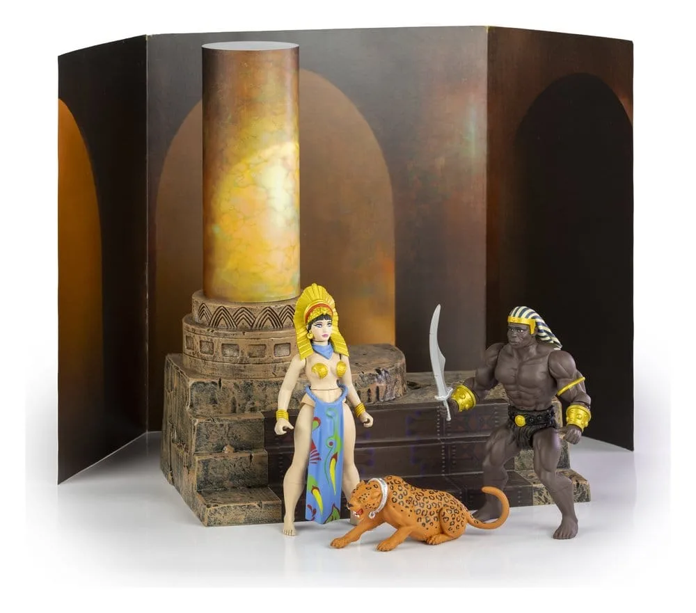 Frazetta Figure Set – Egyptian Queen and Guard Museum Edition 14 cm 21