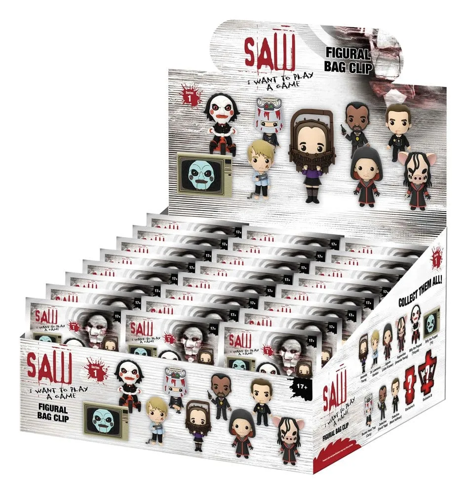 Saw 3D Bag Clip Display – Series 1 24 Blind Bags 2