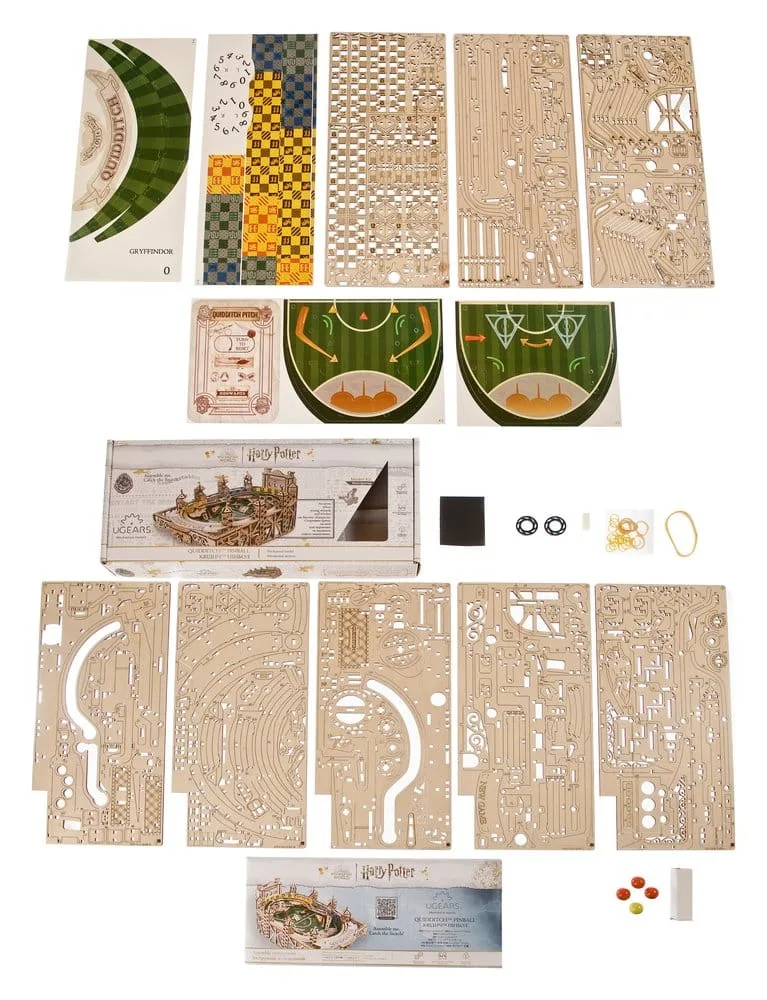 Harry Potter Wooden Model Kit – Ugears Quidditch Pinball 2