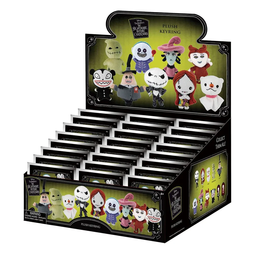The Nightmare Before Christmas Plush Bag Clips – 24-Pack Display 3