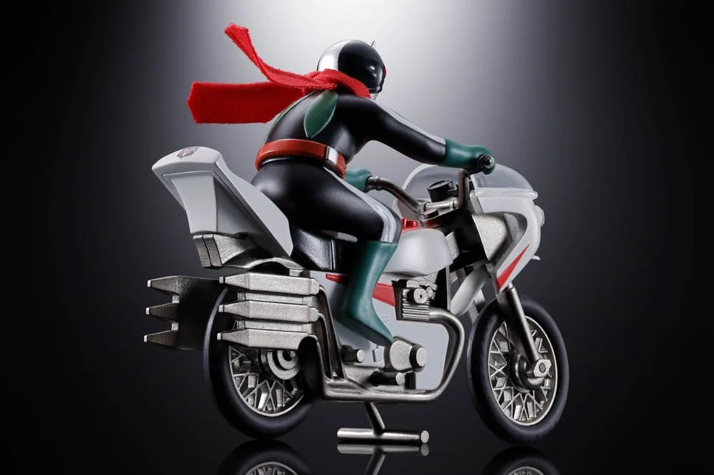 Kamen Rider Metallmodell – Modified Cyclone mit Rider No. 2 9 cm 5