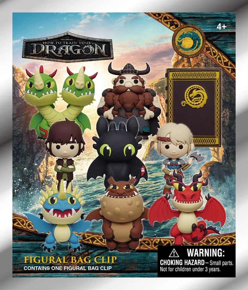 How to Train Your Dragon Bag Clips – 2025 Movie Display of 24 3