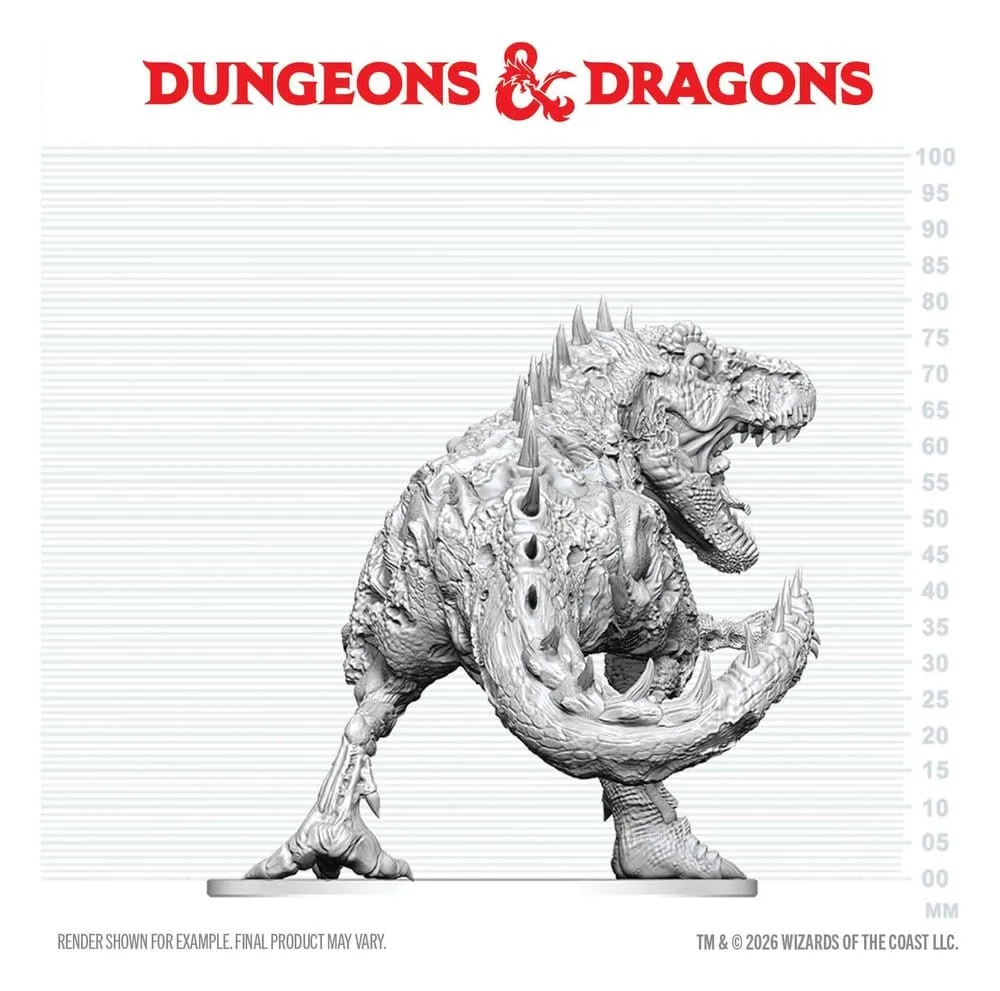 Dungeons & Dragons Miniature – Tyrannosaurus Zombie 20 cm 2