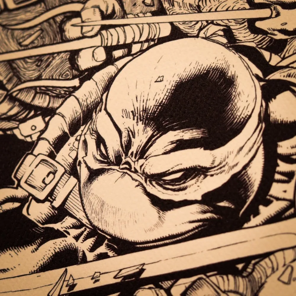 Teenage Mutant Ninja Turtles Art Print – Comic 42 x 30 cm 5