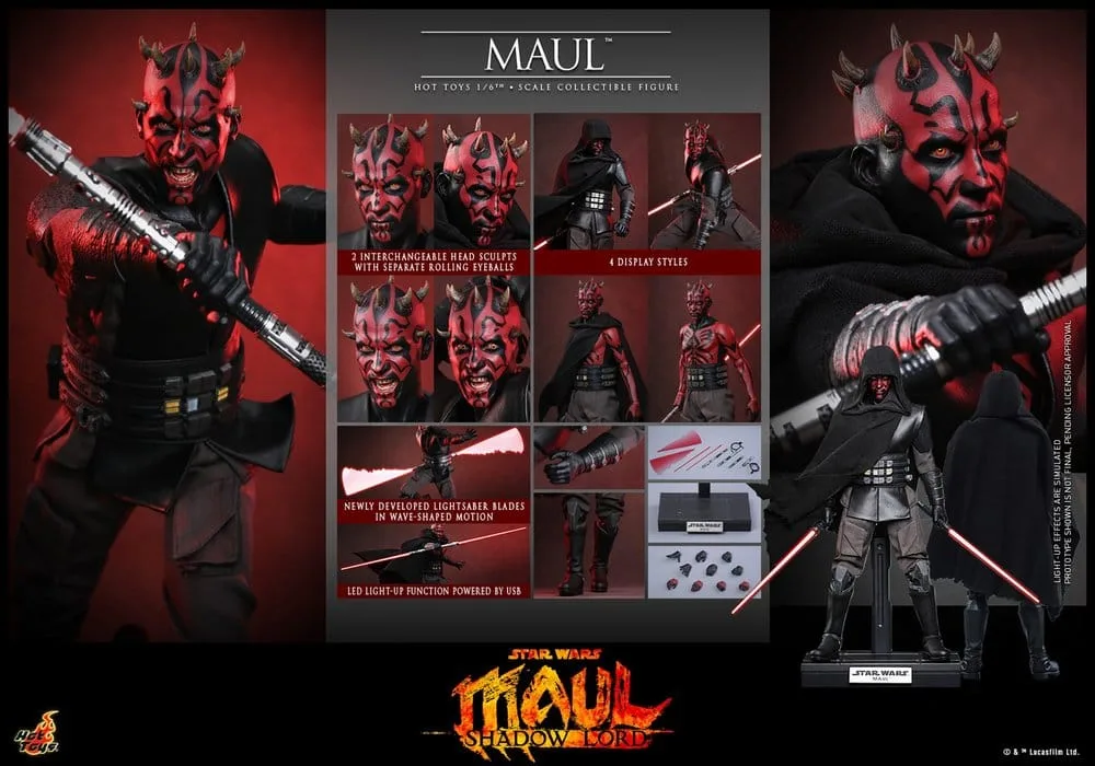 Star Wars Action Figure – Maul Shadow Lord 1/6 Scale 29 cm 22