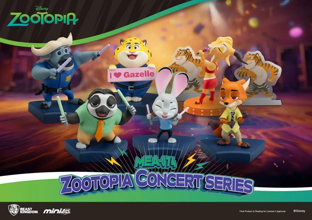 Zootopia minifiguren – Concert blind box assortiment 6 stuks 8 cm 23