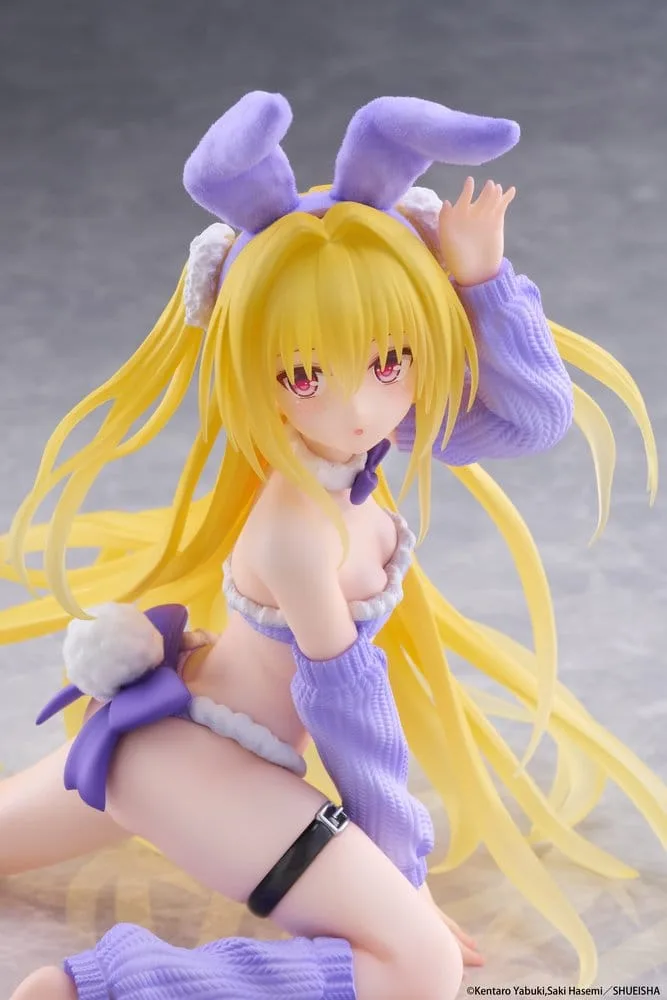 To Love-Ru Darkness Figure – Golden Darkness Fluffy Bunny 13 cm 5