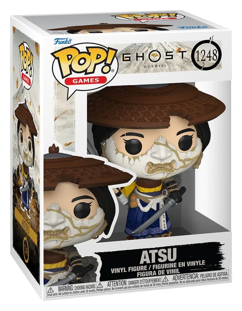 Ghost of Yotei Vinylfigur – Funko Pop Games Atsu 9 cm 2