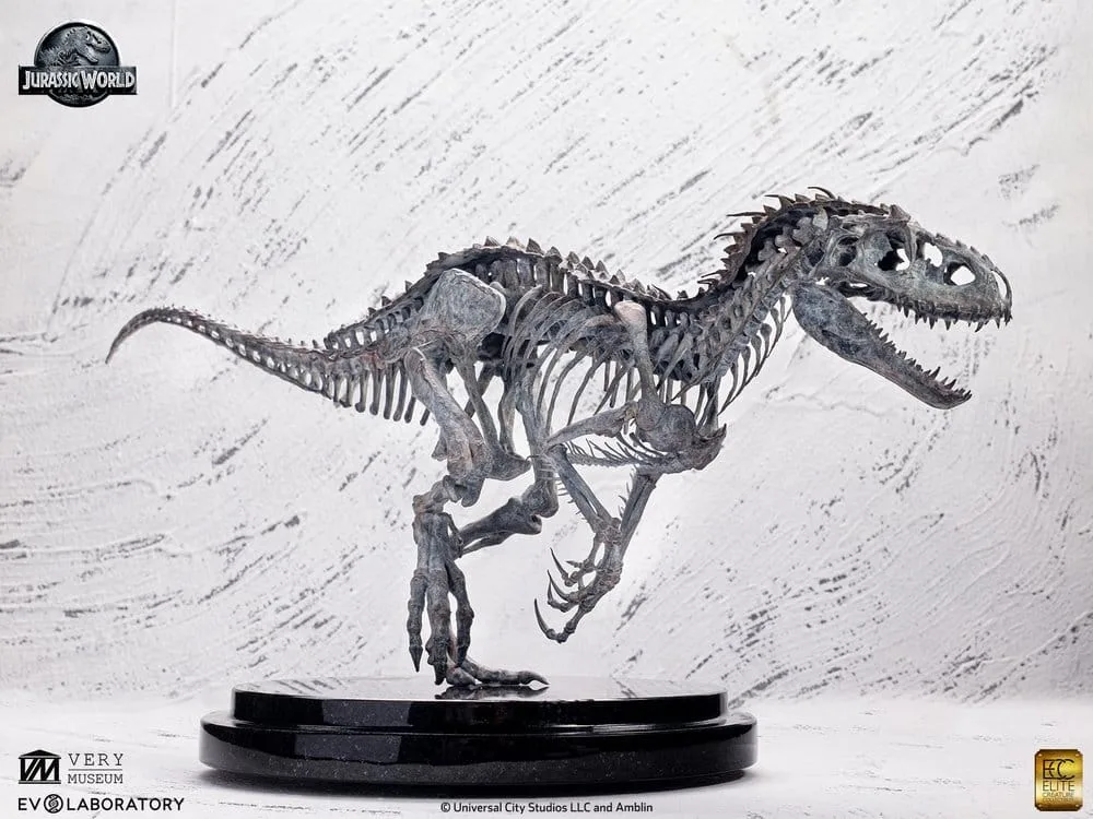 Jurassic World Statue – Indominus Rex Skeleton Bronze 24 cm 5