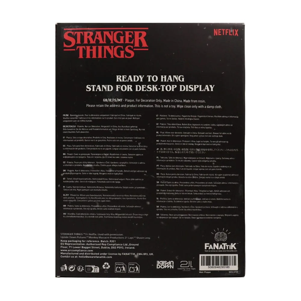 Stranger Things Resin Plaque – Creel House Window 20 cm 6