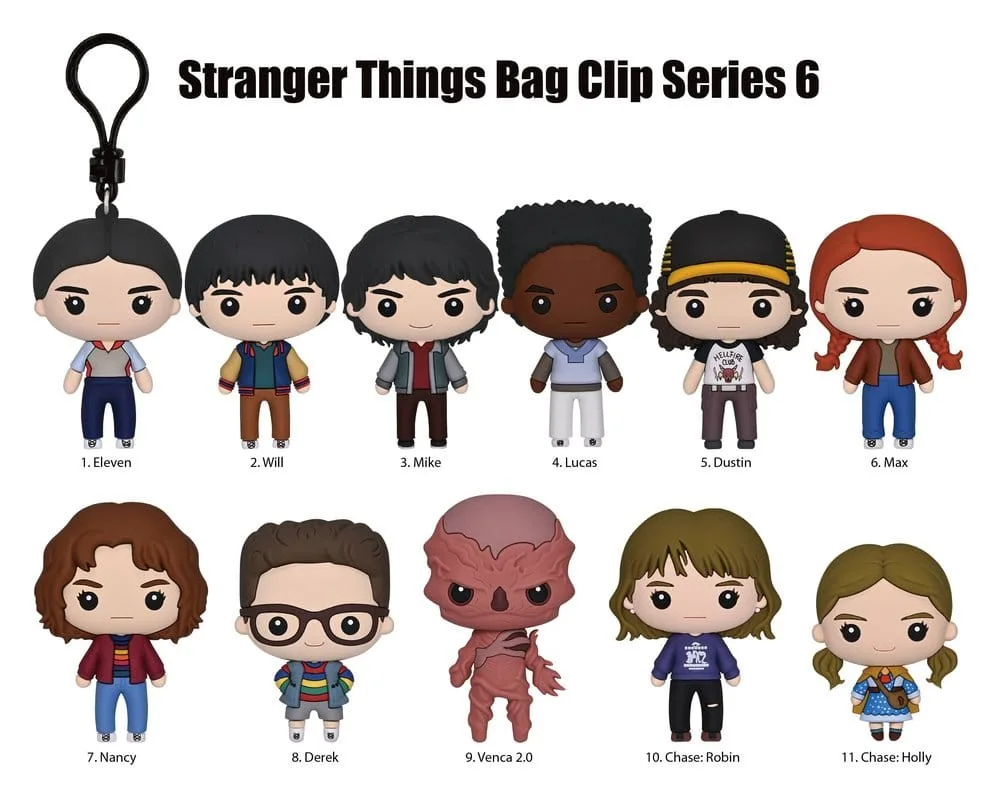 Stranger Things 5 Bag Clips – Series 6 24-Blind-Bag Display 3