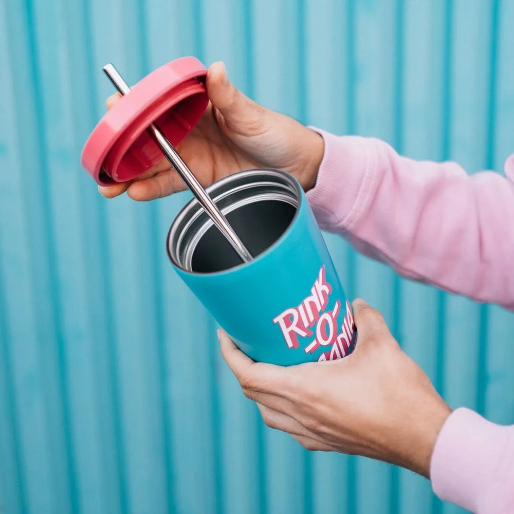 Stranger Things Tumbler – Rink-O-Mania with Straw 550 ml 3