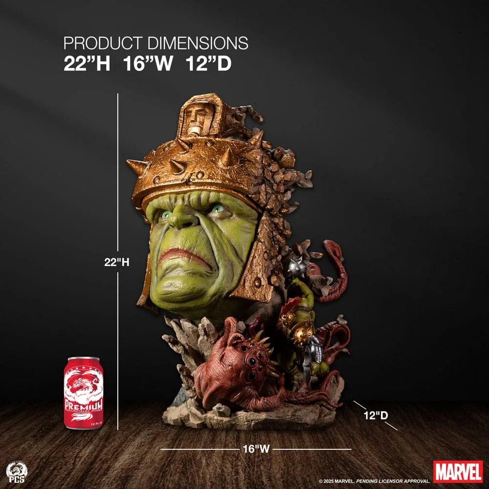 Marvel Fine Art Bust – Planet Hulk 56 cm 17