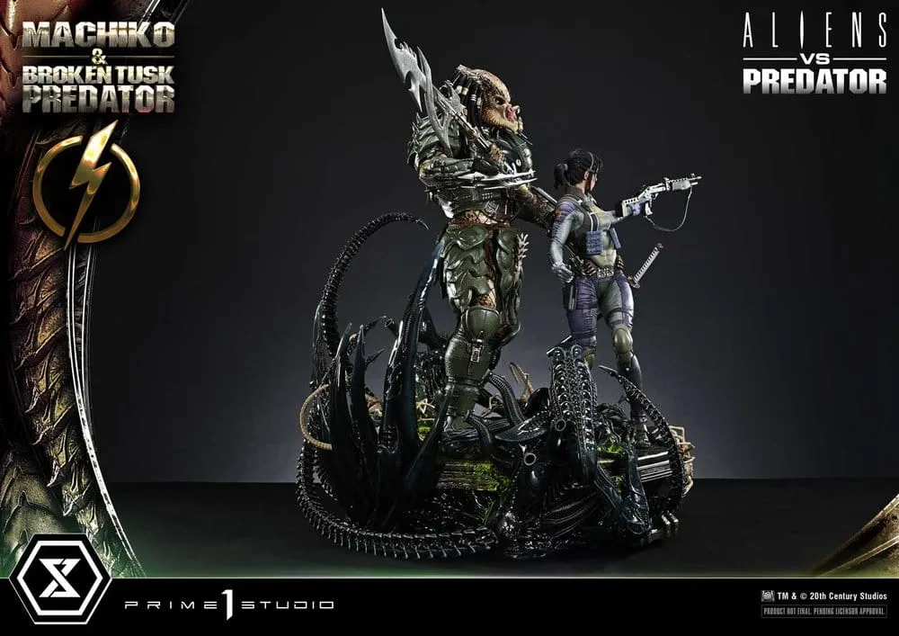 Aliens vs. Predator Statue – Machiko & Broken Tusk 79 cm 8