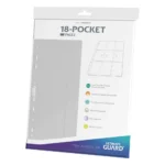 Ultimate Guard Binder Pages – White 18-Pocket Side-Loading 1