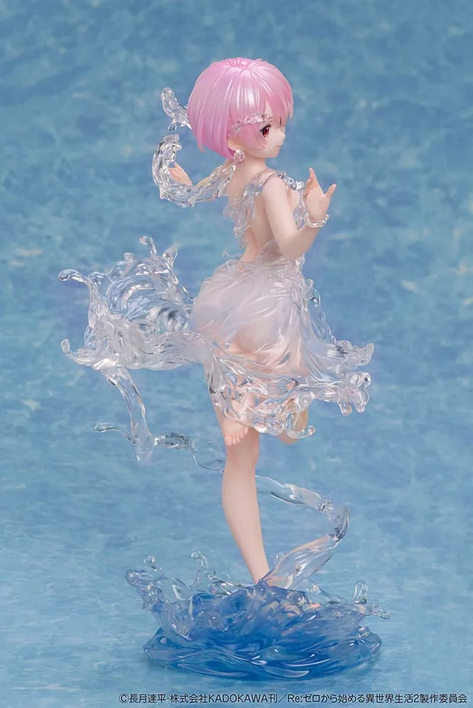 Re:Zero PVC Statue – Ram Aqua Dress 1/7 Scale 23 cm 4